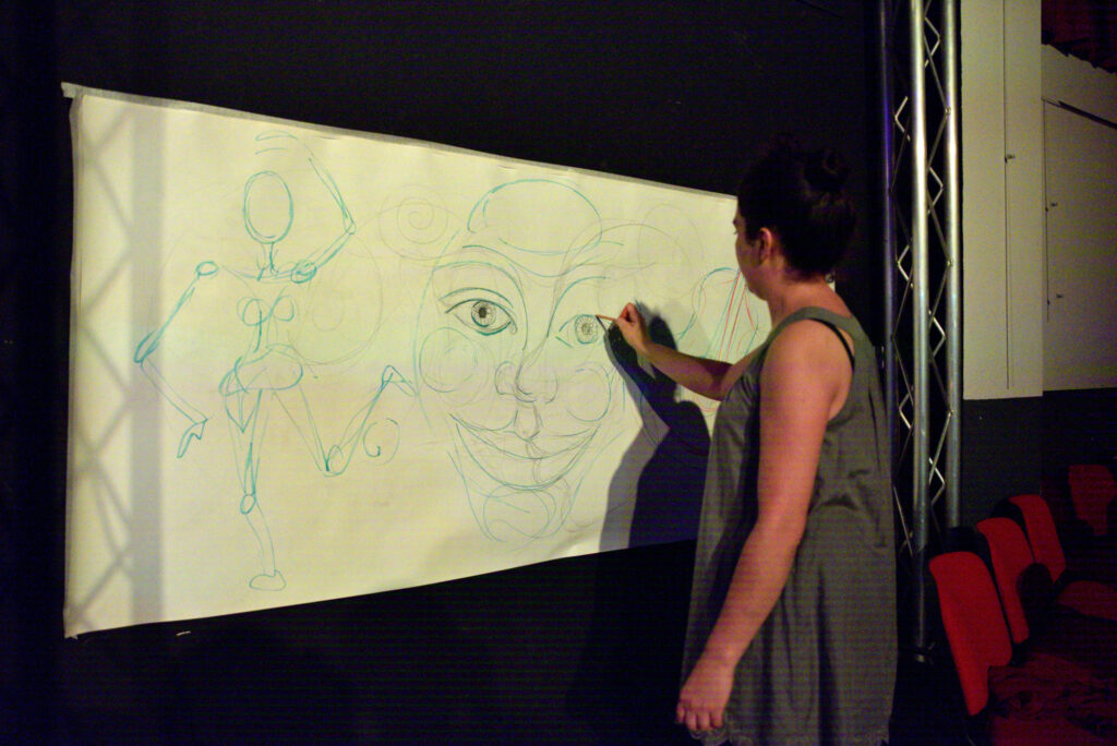 Sandra Durand dessine en concert